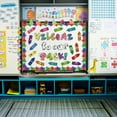 thumbnail image 5 of Fall Decor Clearanceï¼ 46Pcs Back To School Bulletin Board Decorations Welcome To Our Pack Crayon Cutouts With Border Trims For Class Bulletin Board School Wall Decor First Day Of School Classr, 5 of 5
