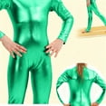 thumbnail image 7 of HAOTAGS One Piece Dance Jumpsuits for Girls, Long Sleeve Gymnastics Bodysuits for Kids Green 1-3 Years, 7 of 7