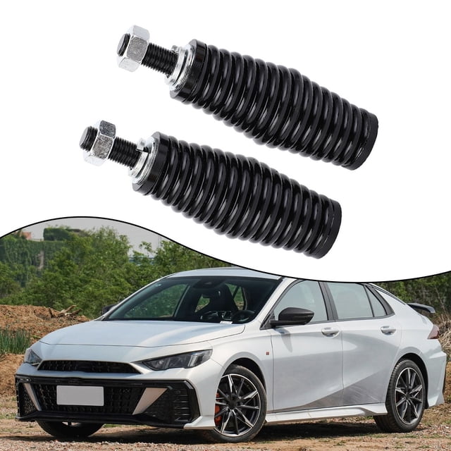 2pcs Heavy Duty Antenna Spring Mount Screw 5mm Spring Waterproof