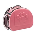 thumbnail image 1 of Transportín plegable para gatos Yuyangstore transpirable rosa para caminar viajar y acampar, 1 of 8