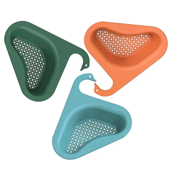 Mchoice Multi-Functional Hanging Filtering Draining Rack,Swan Filter Basket Multi-Functional Punch-Free Pool Filter Basket on Clearance