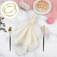 thumbnail image 3 of Gold Napkin Rings-12 PCS Metal Spiral Napkin Rings(Spiral) Napkin Holders Buckles for Family Dinner, Wedding, Party,Table Decorations, 3 of 6