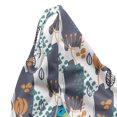 thumbnail image 5 of Floral Lounger Chair Bag, Meadow Blooms in Brush Strokes Style Tulips Dandelions Forest, High Capacity Storage with Handle Container, Lounger Size, Apricot Teal and Grey, by Ambesonne, 5 of 5