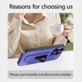 thumbnail image 4 of Premium Leather Phone Case With Sliding Bracket For Iphone 15 Series, iPhone 14, 4 of 6