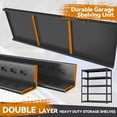 thumbnail image 6 of Basement Garage Shelf Metal Shelving 2500LBS Storage Shelves 63" H x 16" W x 35.5" D Adjustable Metal Shelves for Storage Garage Shelving Heavy Duty for Warehouse Black 5-Tier, 6 of 8