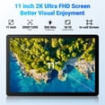 thumbnail image 7 of BUFO 11 inch Tablet , 30GB RAM 128GB ROM Octa-Core, 2K FHD 2000x1200 Display, 7800mAh Battery, 5G Wi-Fi, 7 of 7