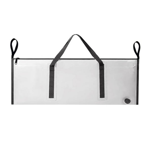 Bolsa térmica para pescado, impermeable, para guardar accesorios de pesca en el mar, mantiene el hielo Blanco