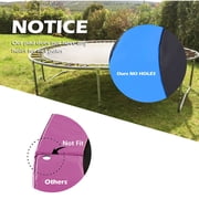Topbuy 15 FT Round Trampoline Replacement Safety Pad Spring Frame Edge Cover Blue