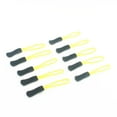 thumbnail image 1 of veasfak 10pcs zipper tag pulls Replacement Cord Puller Slider Jacket Backpack Black/ Yellow, 1 of 9