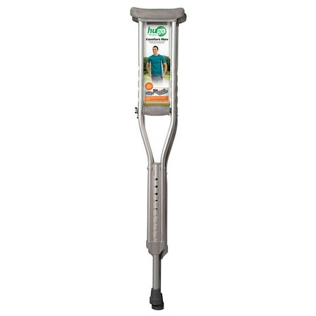 Hugo Lightweight Adjustable Aluminum Crutches, Tall Adult
