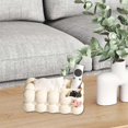 thumbnail image 5 of Modern Tissue Box Cover Light Luxury Tissue Box Dispenser Widened Tissue Box Cover Desk Paper Organizer for Bedroom A, 5 of 5