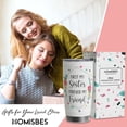thumbnail image 2 of Sister Gifts From Sister Gifts For Sisters From Sisters Sister Birthday Gifts Women Gift For Birthday - Big Sister Little Sister Gift - Soul Sister Stainless Steel Tumbler 20oz Gifts for Sisters, 2 of 6