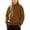 Brown, variant on akafmk Boys Mockneck Sweatshirts Long Sleeve Pullover Sweatshirt Button Stand Collar Ribbed Cuffs Casual Tops Kids Fall Winter Clothes, Size 13-14 Years