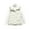 White, variant on Puffer Vest for Women Casual Solid Color Sleeveless Hooded Warm Drawstring Coat With Pockets