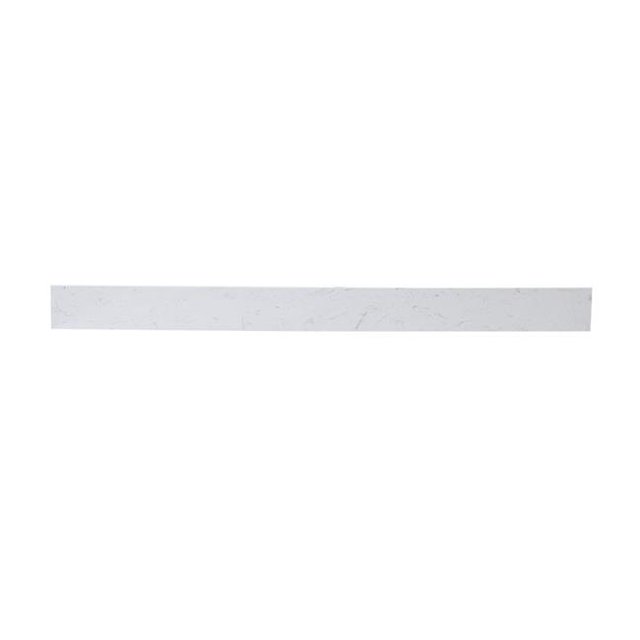 Elegant Decor BS1148CW Dosseret de 48 Po, Blanc Calacatta