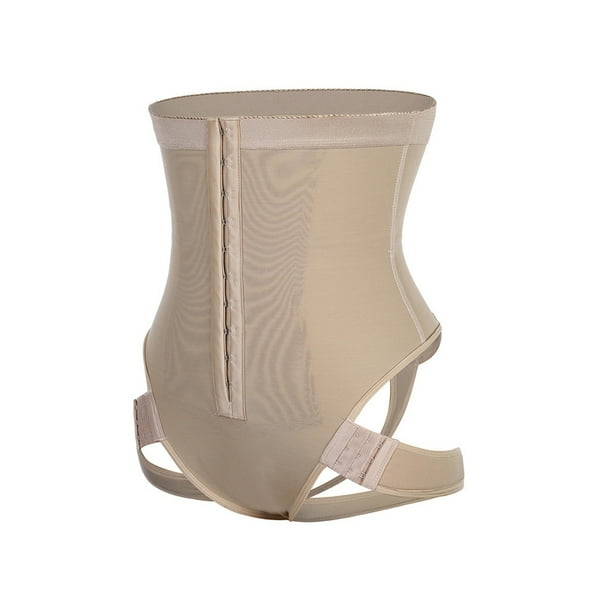 Vogacara Entrenador de glúteos y abdomen ligero y transpirable para mujer - Calzoncillos cómodos y duraderos para el control del abdomen Moldeadores de muslos color L