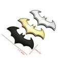 thumbnail image 5 of Aunavey 3D Bat Chrome Emblems Badges Sticker Logo Silvery for Car Truck Motorcycle Decal Decoration, 5 of 6