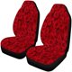 thumbnail image 1 of ABPHQTO Juego de 2 fundas para asientos de coche, rosas naturales rojas, protector universal para asientos delanteros de coche, se adapta a coches, SUV, sedán, camiones, 1 of 3