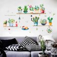 thumbnail image 4 of Cute Cactus Pattern Self Adhesive Wall Sticker for Living Room Bedroom Wardrobe Porch Decor, 4 of 7