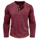 thumbnail image 5 of pstuiky camisa de manga larga para hombre, Camiseta deportiva y de fitness para hombre, de color liso, cálida y ajustada, con cuello semialto y manga larga. Tops de hombre xxxl, 5 of 6