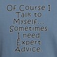 thumbnail image 3 of CafePress - Talk To Myself T Shirt - Mens Comfort Colors Shirt, 3 of 5