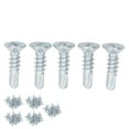 250PCS M4.2x16mm Drill Bit Screws Carbon Steel Galvanized Self Drilling