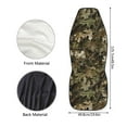 thumbnail image 5 of ZIATUBLE Camo Hunting Car Seat Dust Cover Soft Front Auto Seat Cover 2 Piece Washable High Bucket Seat Covers Interior Vehicle Seat Protectors Car Accessories Universal for Cars SUV Trucks, 5 of 7