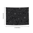 thumbnail image 6 of Hirioo Spider Web Black Print Tapestry Lightweight Fabric for Bedroom Aesthetic Home Wall Dorm Décor Living Room Decor 29x37 Inch, 6 of 8