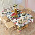 thumbnail image 2 of Pioneer Flower Floral Print Pattern Rectangle Tablecloth 60"x102",Waterproof Polyester Rectangle Table Cloth, Wipeable Spillproof Polyester Tablecloth for Dining, Camping, Indoor and Outdoor, 2 of 6