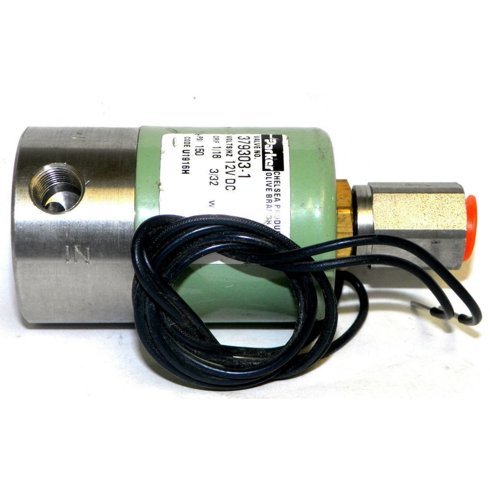 Parker 3793031 Chelsea Solenoid Valve Orifice 1/16" 12Vdc 3/32 Watts PSI 150