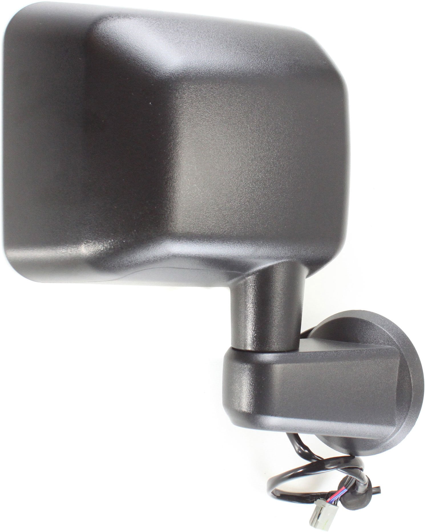 Mirror Compatible With 2011-2013 Jeep Wrangler (JK) Right Passenger Side Heated Textured Black Kool-Vue