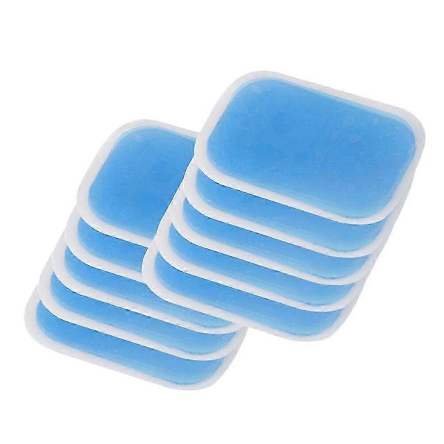 10PCS Replacement Gel Sheet Pads Abdominal Gel Stickers Fitness Hydrogel Gel Pads For Abs Toner Abdominal Muscle Trainer Stimulator Slimming Massage M