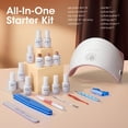 thumbnail image 4 of Gellen Gel Nail Polish Starter Kit with UV Lamp, 10 Colors White Brown Color Gel Polish with 36W Nail Lamp Top & Base Coat Nail Tools Manicure Set, All-In-One Gel Nail Polish Kit, 4 of 9