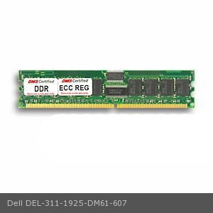Pc 2100 Ecc Reg Memory - Dell 311-1925 equivalent 256MB DMS Certified Memory DDR PC2100 266MHz ECC/Reg. 32x72 CL2.5 2.5v DIMM - DMS