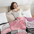 thumbnail image 5 of Thank You Gifts for Women - Christmas, Mothers Day, Birthday Gifts for Women, Teacher, Employee Appreciation Gifts for Coworkers, Boss Lady Gifts for Women - Fleece Throw Blankets 60x80 in, 5 of 6
