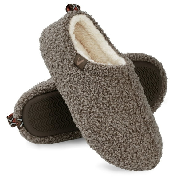 Vonmay Women's Cozy Lightweight House slippers with Fleece Lining and Curly Faux Fur