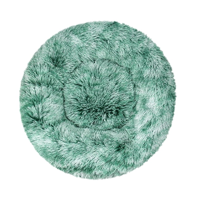 Fiudx Cama Redonda y Acogedora para Mascotas con Degradado, Relleno Suave para Aliviar Las Articulaciones, Borde Elevado para Mayor Seguridad, Comodidad Al Dormir, Ideal para Perros, Diseño Fácil de