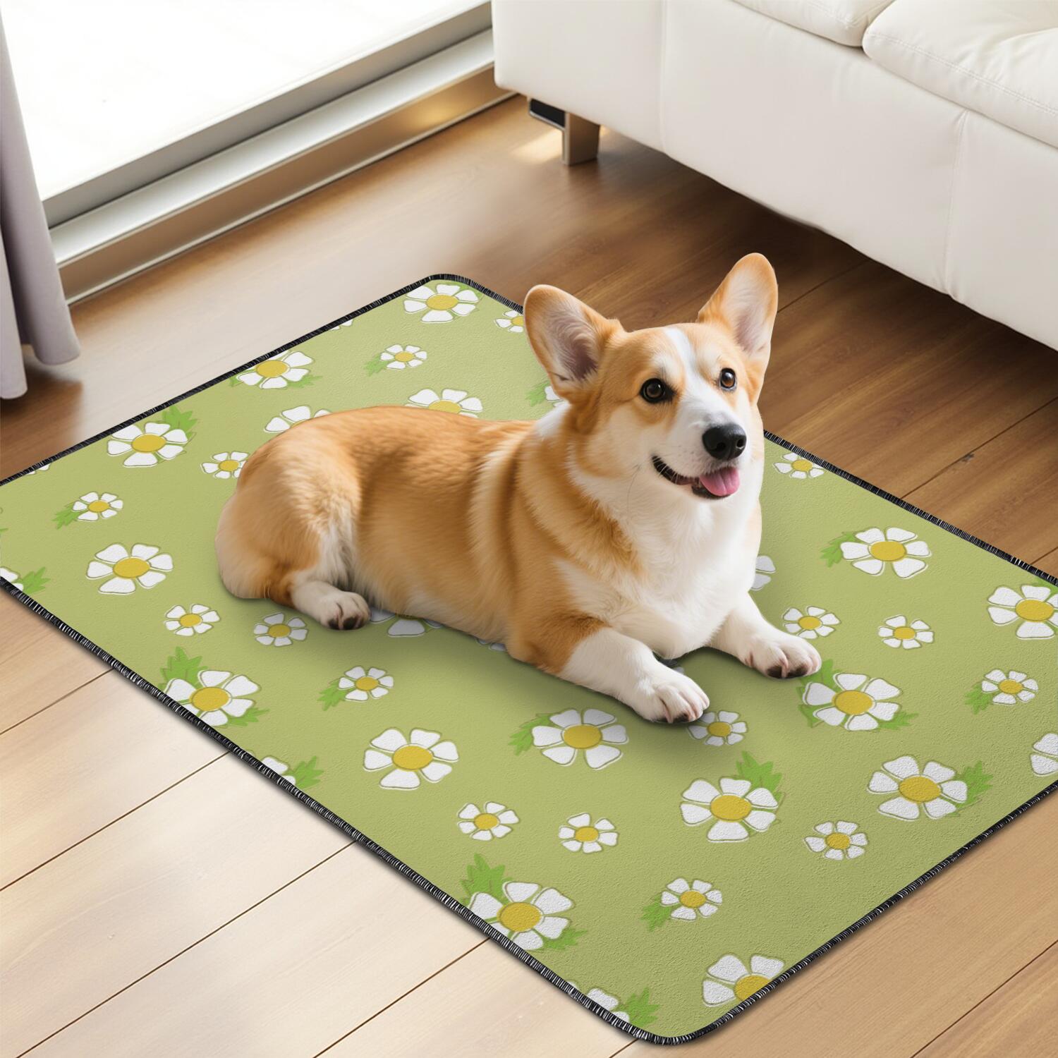 24x35 Inch Puppy Potty Pads Washable 2-Count, Reusable Dog Training Pads with Lock-in Moisture Technology and Leak-Resistant Lining for Home Use