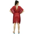 thumbnail image 3 of Bimba Women's Bathing Suit Cover Ups Georgette Bikini Swimwear Cover Up Sheer Tunic, 3 of 9