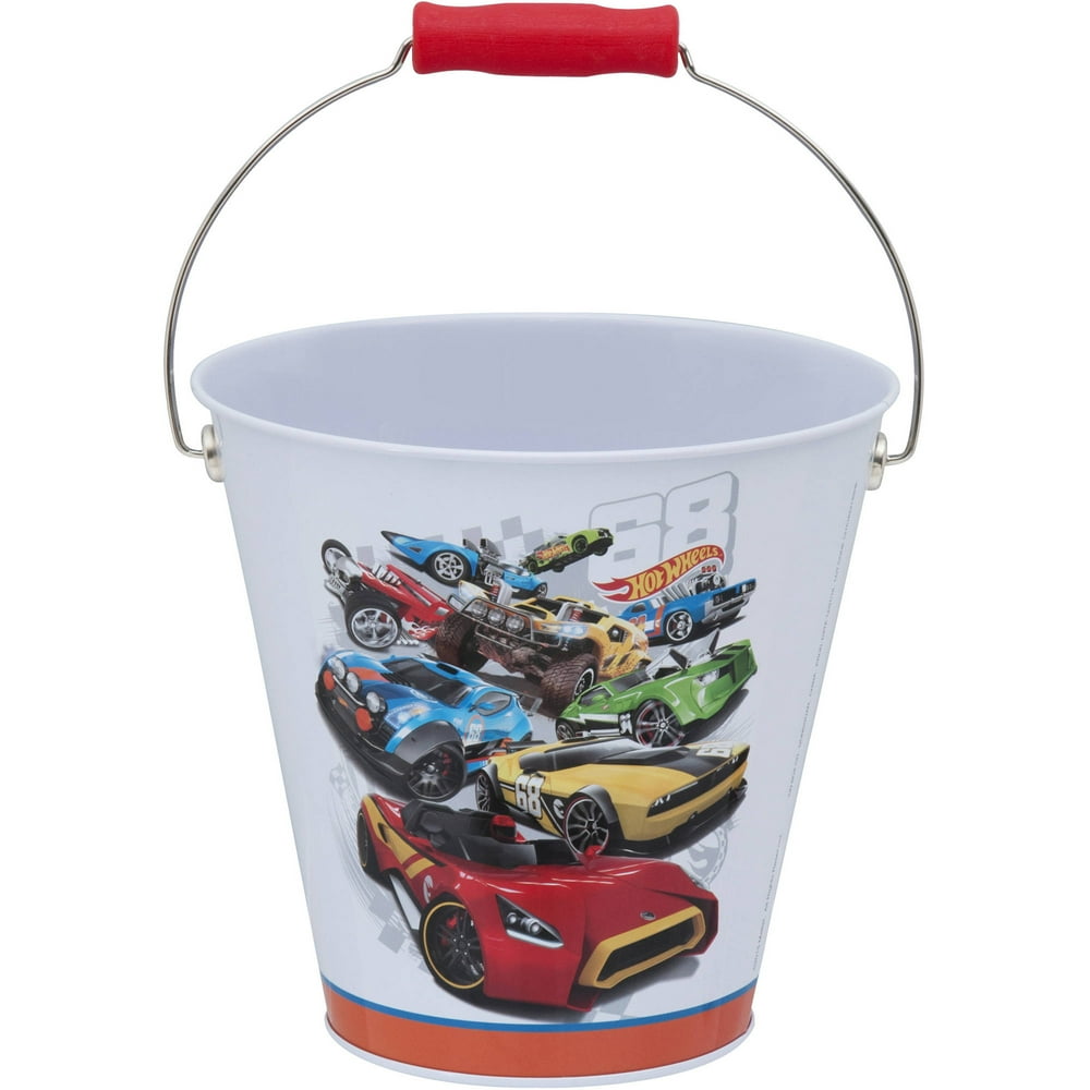 Hot Wheels Tin Bucket