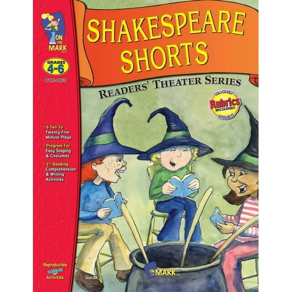 Shakespeare Plays Gr 4-6 Adapted for Readers Theater with Scripts & Activities, (Paperback)