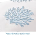 thumbnail image 4 of Coastal Living 18" x 18" Blue Coral 100% Cotton Decorative Throw Pillow for Couch or Bed, 4 of 9