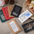 thumbnail image 4 of 120Pcs 5 Colors Window Gift Card Envelopes 3.9 x 2.4 Inch Rectangle Paper Mini Gift Card Envelopes Business Card Holder Credit Card Size for Christmas Wedding Invitation Festival Supplies, 4 of 9