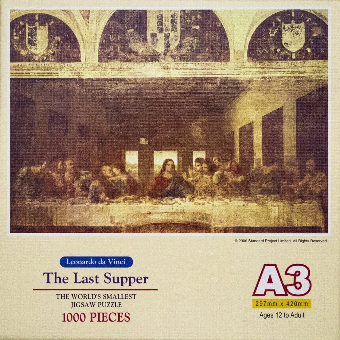 TOMAX World's mini 1000 pieces Jigsaw puzzles Leonardo da Vinci The Last Supper 