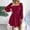 Wine, variant on WJHWSX Casual Dresses for Women,Fall Dresses for Women 2025,Womens Dresses,Long Sleeve,Soft,Breathable,Solid,S(US:4)