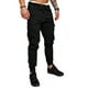 thumbnail image 1 of Pantalones de chándal para hombre Pantalones de chándal deportivos Pantalones largos casuales de corte ajustado XBTCLXEBCO Negro, Medianaediana, 1 of 6