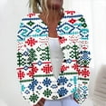 thumbnail image 1 of LOVZFMLL Vestes pour Femmes Mode Blouse Imprimée Manches Longues Sweat à Capuche, 1 of 5