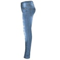 thumbnail image 2 of uublik Ripped Jeans for Boys Girls Pull on Basic Stretch Skinny Denim Jeans Light blue, Size 3-14, 2 of 4