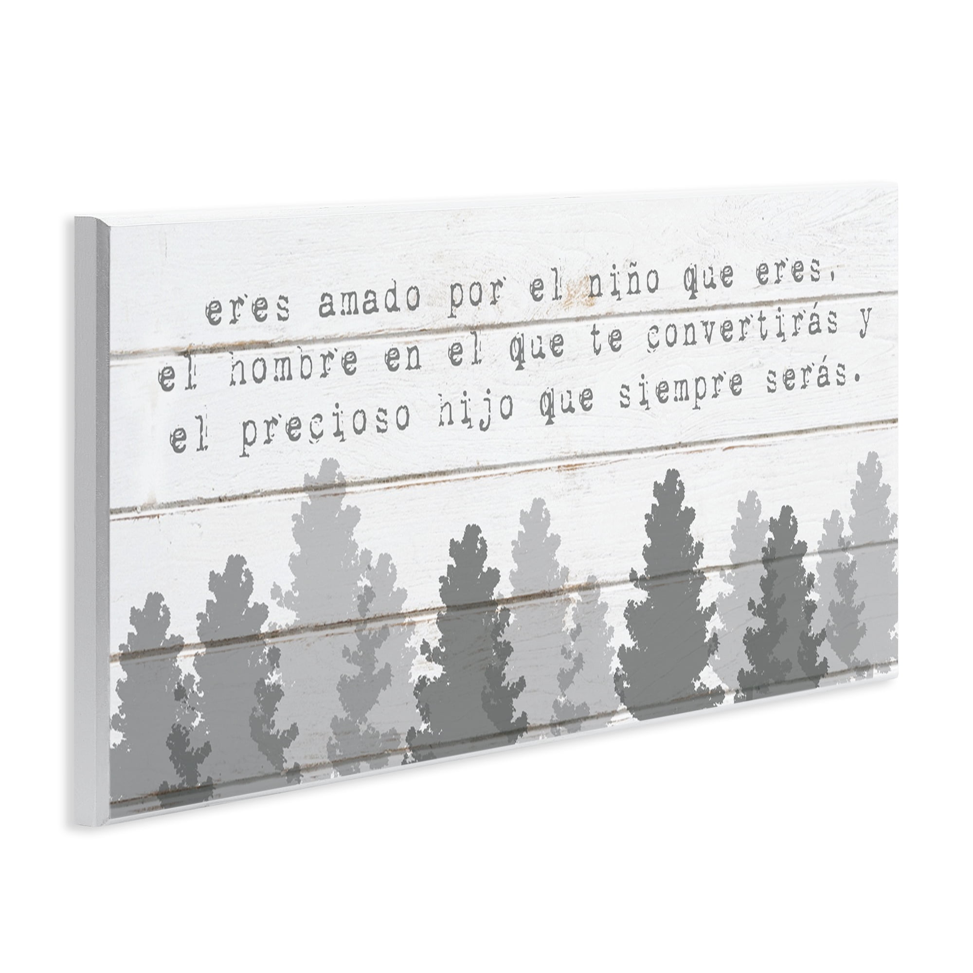 Stupell Industries Amado Niño, Futuro Hombre Inspirational Quotes & Sayings Painting Unframed Art Print Wall Art, 17 x 7