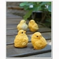 thumbnail image 6 of 4X Cute Resin Yellow Little Baby Chick Home Ornaments Decoration, 6 of 7